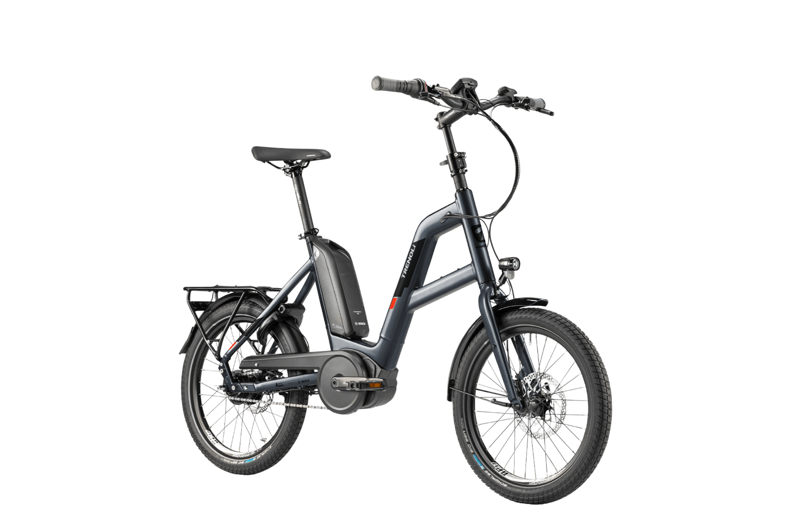 trenoli E-Bike BRENTA compact Active in dark grey – matt | Compact E-Bike